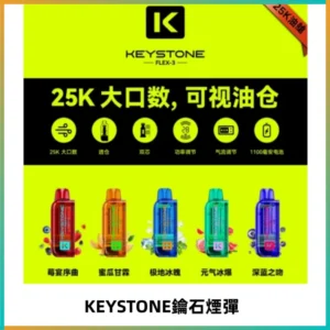KEYSTONE FLEX-3 鑰石大容量25000口專彈專機套裝